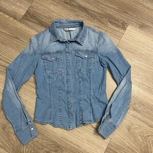 Zara Light Blue Denim Shirt